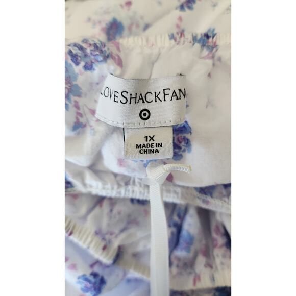 Loveshackfancy ×Target Cotton Tiered Midi Floral Dress Cottagecore Farmhouse 1X - Picture 8 of 8